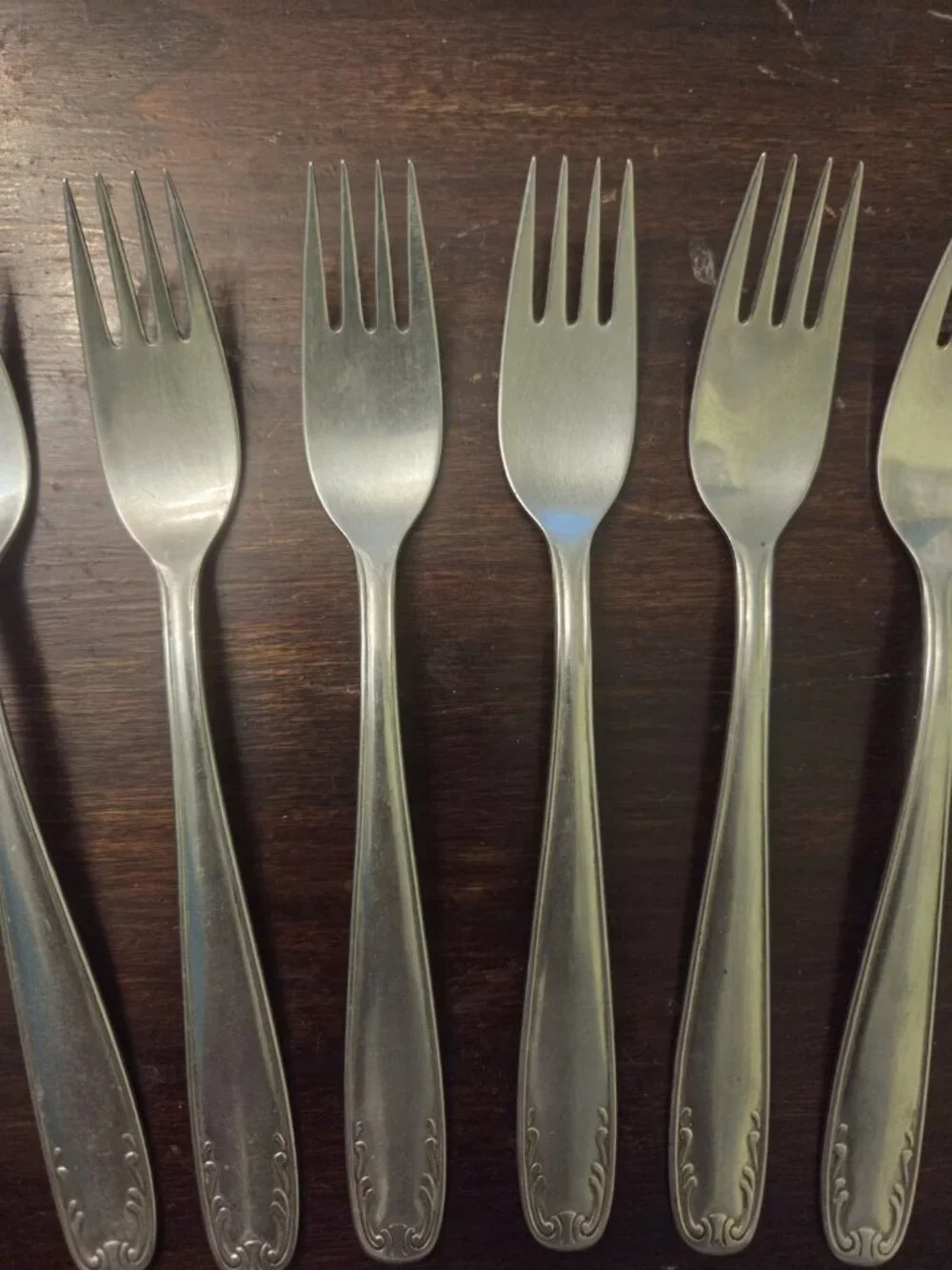 Set 8 Dinner Forks  Wusthof Hallmark Stainless Flatware Germany